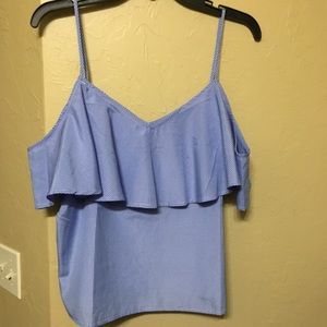 NWT L cold shoulder top